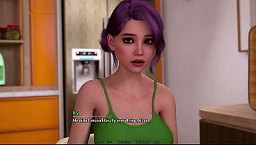 Package Perfect 4 - Luna having Dinner with her Famil (SFW -Shemale VN Game)