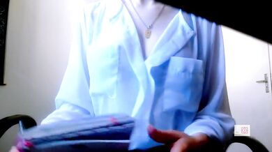 just a girl as a naughty secretary