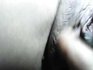 I get bare with my friend and this chab puts his fingers in me, brunette Latina natural titties