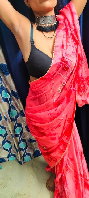 Indian girl in saree show
