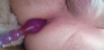 lying on the sofa and playing with my cock and jerking it off