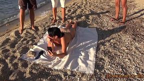 Beachside Orgy at Hotel: Free Fuck Fest for All!