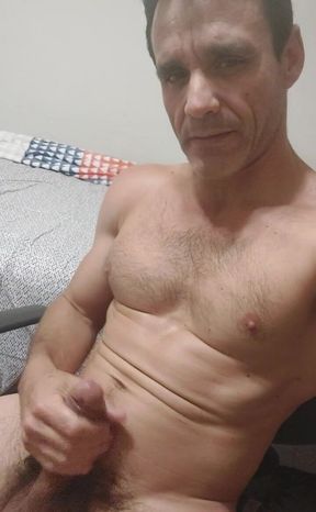 Alone in the room have to cum big