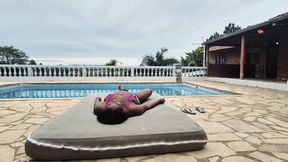 Sitting on your face to contemplate the sun from my summer house By Britney Hunter and Monique Cam Babi