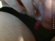 Chastity wand precum + release