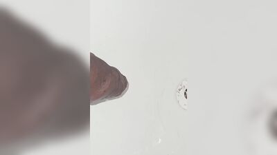 Washing my dick after eating a hairy ass,He cut my dick off his ass