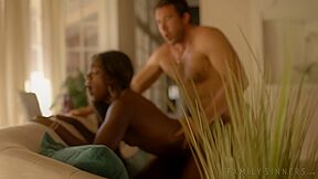 Ana Foxxx - Horny Ebony Needs White Cock