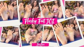 HD Ziva Fey - Flashy Foot JOI