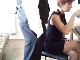 Fucking in the office room with my boss - part 1