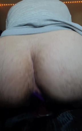 Curvy trans amateur plays with butt plugs and dildos