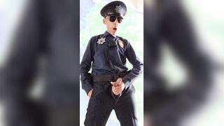 022 Policía Uniform EPIC POP-SHOT!!!! CORRIDA COP Police