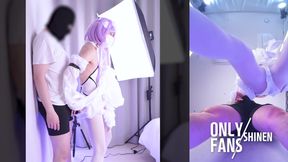 NIKKE Liberalio Cosplay blowjob, Deepthroat assjob Hentai Shemale Asian Femboy trans p3