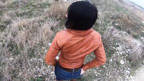 Sexy Sizzling Cowgirl Strips Naked, Flashing Tight Jeans in Red Hot Seductive Western Action
