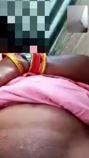 Desi Village Bhabhi Shows Her Ass and Pussy to Her Lover on Video Call