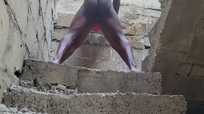 She Made Me Fuck Her in Incompleted Building