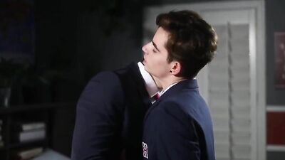 Twink blows his professor and gets fucked in the ass deeply