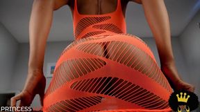 Sexy Whore Wearing See - Through Dress Gets Rough Poundi