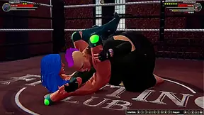 Twiggy Nelson Battles Bolda the Beast in Naked Fighter 3D Arena Showdown