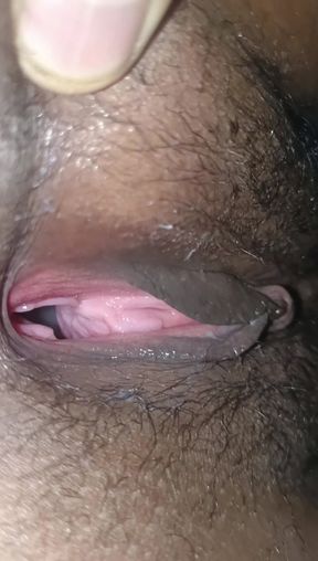 Sleepy Penis Getting Inside Wet and Messy Pussy.