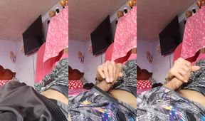 Latin Mandingo Beast Jerks Huge Cock Till Gushing Cum Floods Doll Bed
