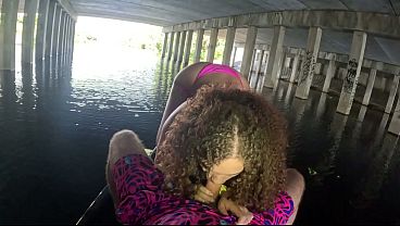 Exhibitionist Willow Ryder Fucked on Jetski - Public Sex