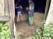 farm worker gets seduced and fucks on the farm with xxl cock