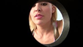 jamey janes gives blowjob to lee stone at glory hole