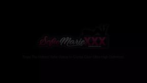 Naughty cougar Sofie Marie double penetrated in threesome