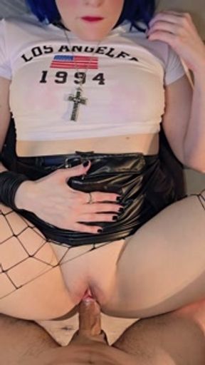 Random otaku girl at college party took me to a bathroom, sucks my dick and fuck her