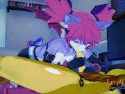 Furry Hentai - Bat-Kitty Handjob Lynx