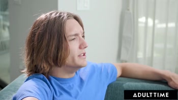 River Lynn Teaches Step-Cousin a Lesson in Sloppy Deepthroat Blowjobs