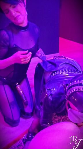 Bisex & Pegging Between Two Sissy! Double Domination Maitresse Julia Et Diane