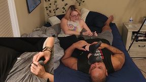 Marathon Edging the Footbitch Pt 1