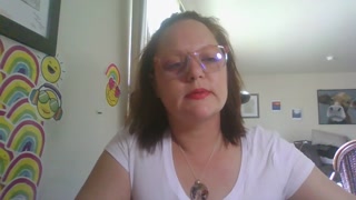 Sexy Secretary in Tight White Shirt Unwinding After Work.