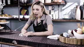 ”PURE TABOO 18yo waitress Lily Larimar & her BF fucking in a bar”