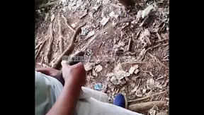 Amateur Black Guy Sucks Cock After Pissing In The Park – Gay Blowjob