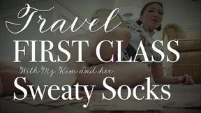 Travel First Class With Mz Kim And Her Sweaty Socks