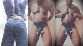 self indulgent butt bate & vibrating toy exhibitionist