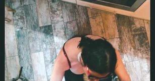 Unfaithful Wife Covered in Cum