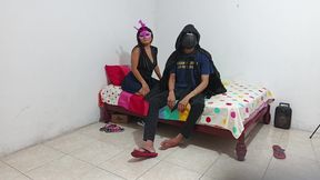cuckold leaves and stays masturbating for each other