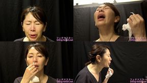 Chisato Shoda - CLOSE-UP of Japanese cute girl SNEEZING - MOV 1080p