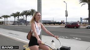 ”Kenzie POV bang in public bike room”