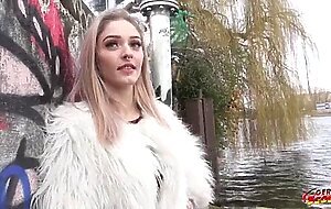German scout - skinny german becky california first time porn casting at pick up in berlin