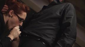 ”Beautiful Euro STEPMOM shows her boss what a whore she is”