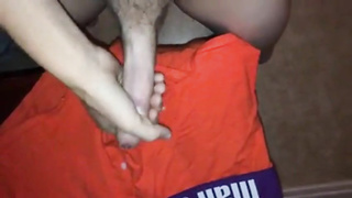 CUM on my boxers 5