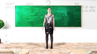 My Professor with tights and no underwear. Vr By Jeny Smith