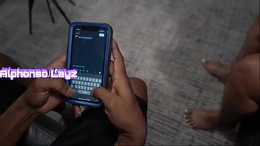 Muvaphoenix biggest black Ebony booty is screaming and creaming