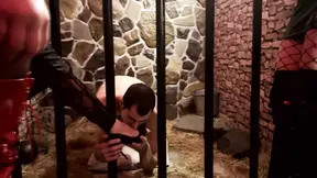 Skinniest Latina milf punishes prisoner with intense femdom humiliation