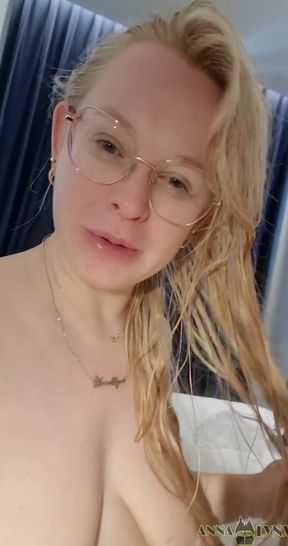 Showing My Pussy After Having a Wet Dream and Masturbation