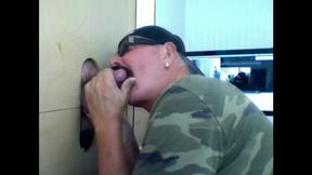”Military Man Gloryhole Suck Off”